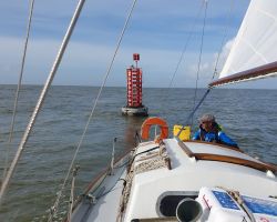 Jeudi 17 octobre passage de la Loire a la bouee VQ.R N2