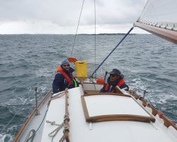 Temps gris entre La Trinite et Le Crouesty 24 mai
