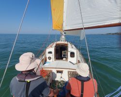 Appareillage de Pornic sous spi 20 juin