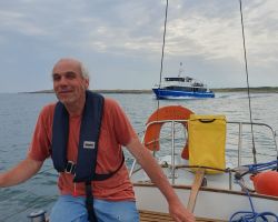 Appareillage Hoedic direction Sauzon 21 juin