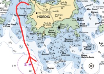 L'approche vers Portz Guen (Hoedic)